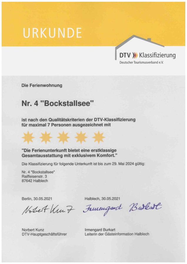 Ferienwohnung Hipp - Bockstallsee Halblech-Buching Exterior foto